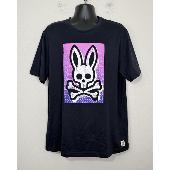 Psycho Bunny Rawson T-Shirt Short Sleeve Graphic Crew Neck, 7/ XL-2XL - Picture 2 of 16
